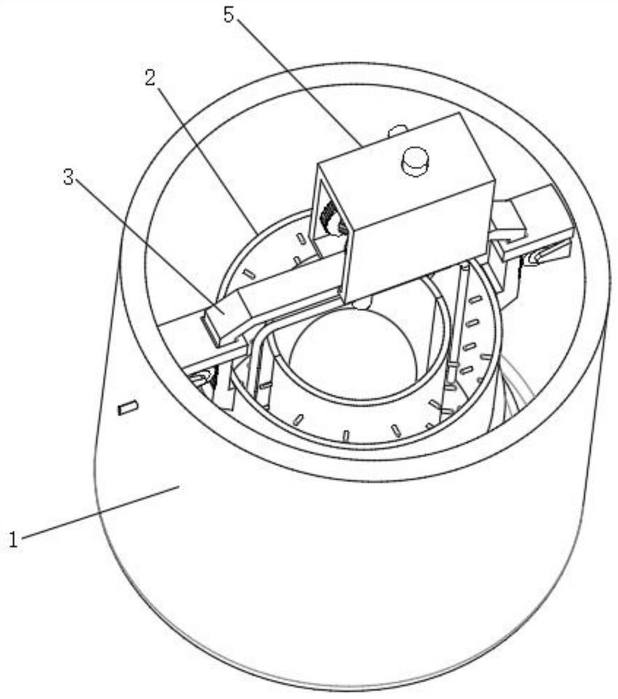 Lanthanum oxide mixed water reaction device for lanthanum hydroxide production