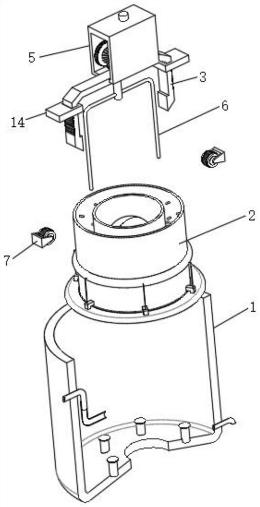 Lanthanum oxide mixed water reaction device for lanthanum hydroxide production