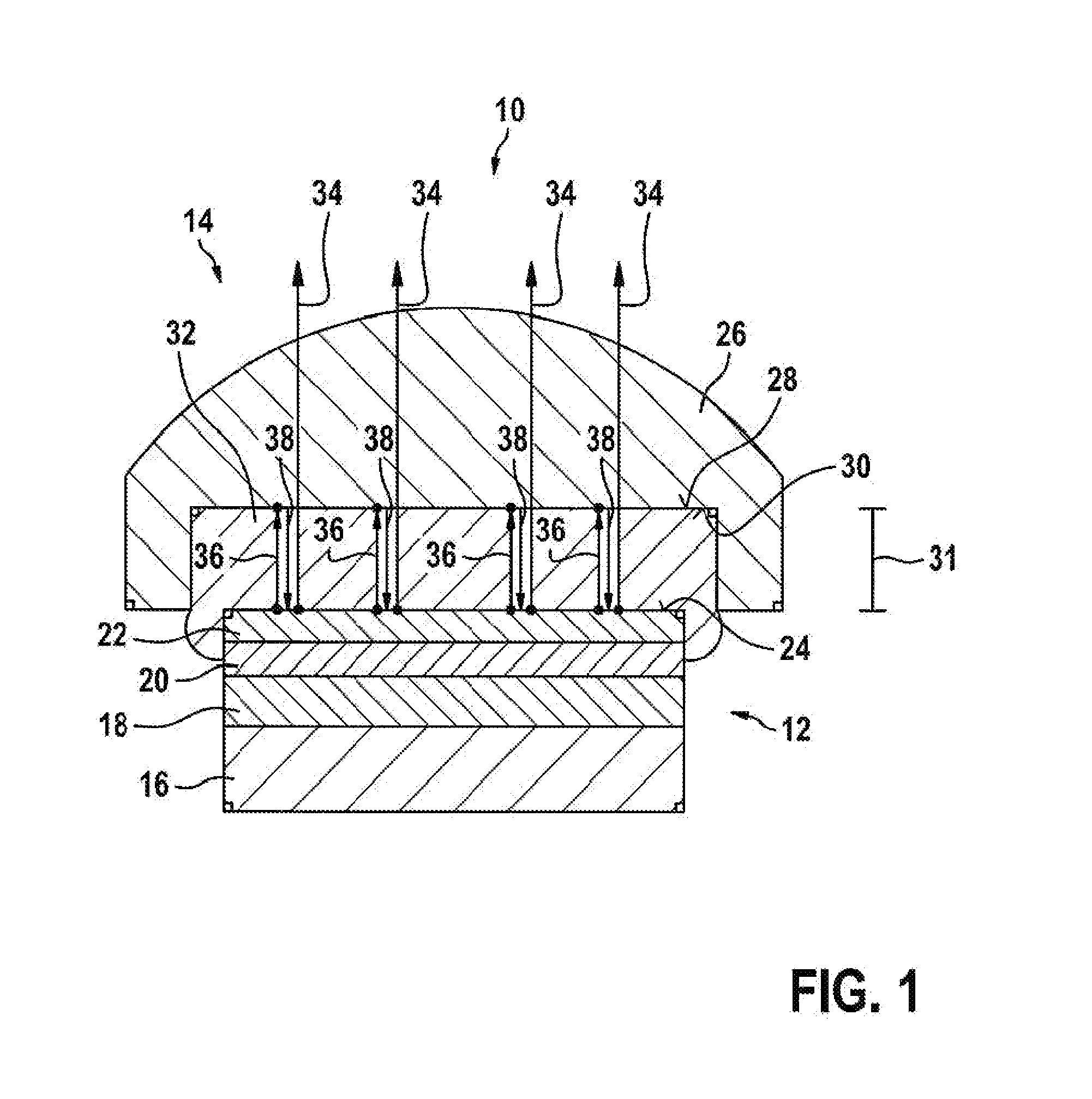 Ultrasound probe with an acoustical lens