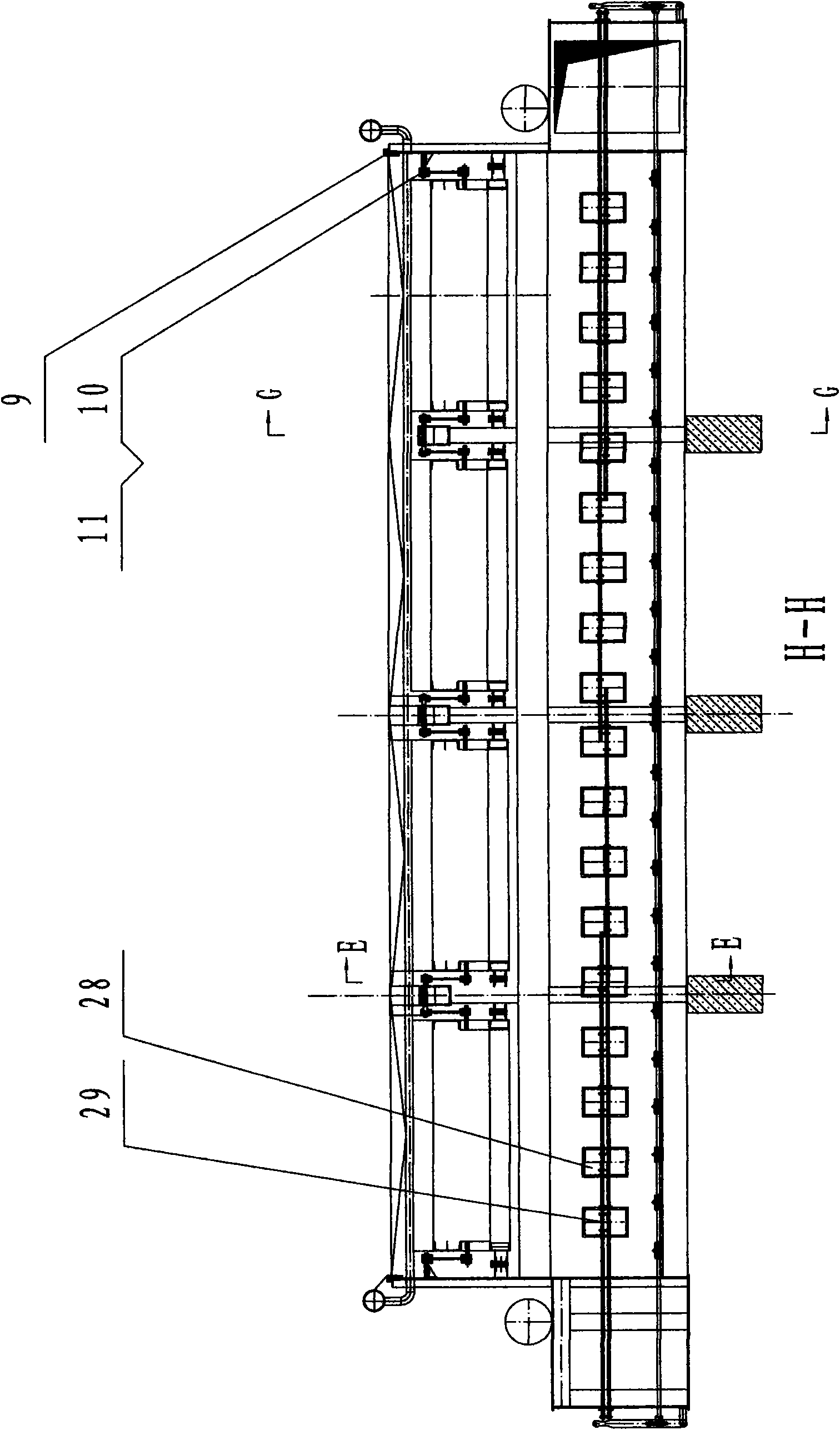 Isobaric air supplying and suspension active propelling unit for novel large reciprocating grate