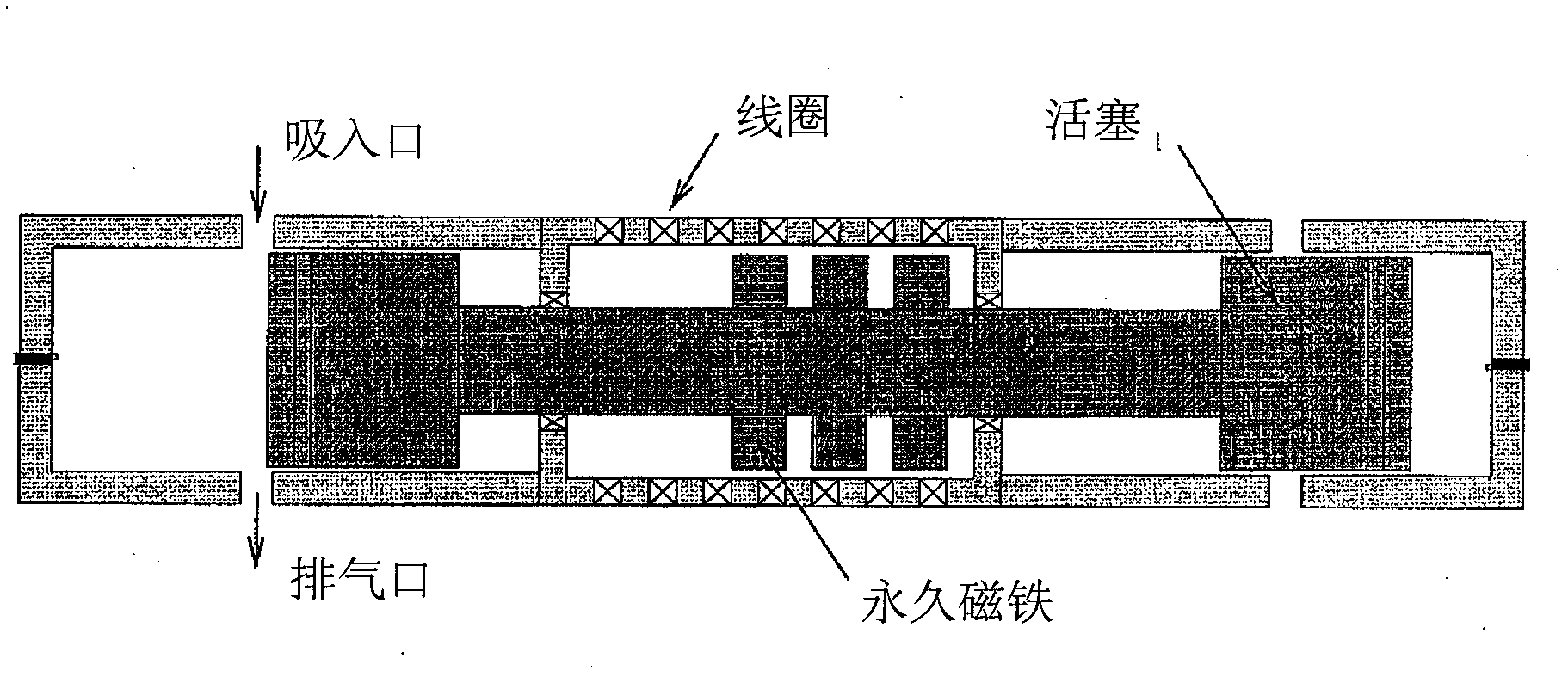 Free-piston internal combustion engine