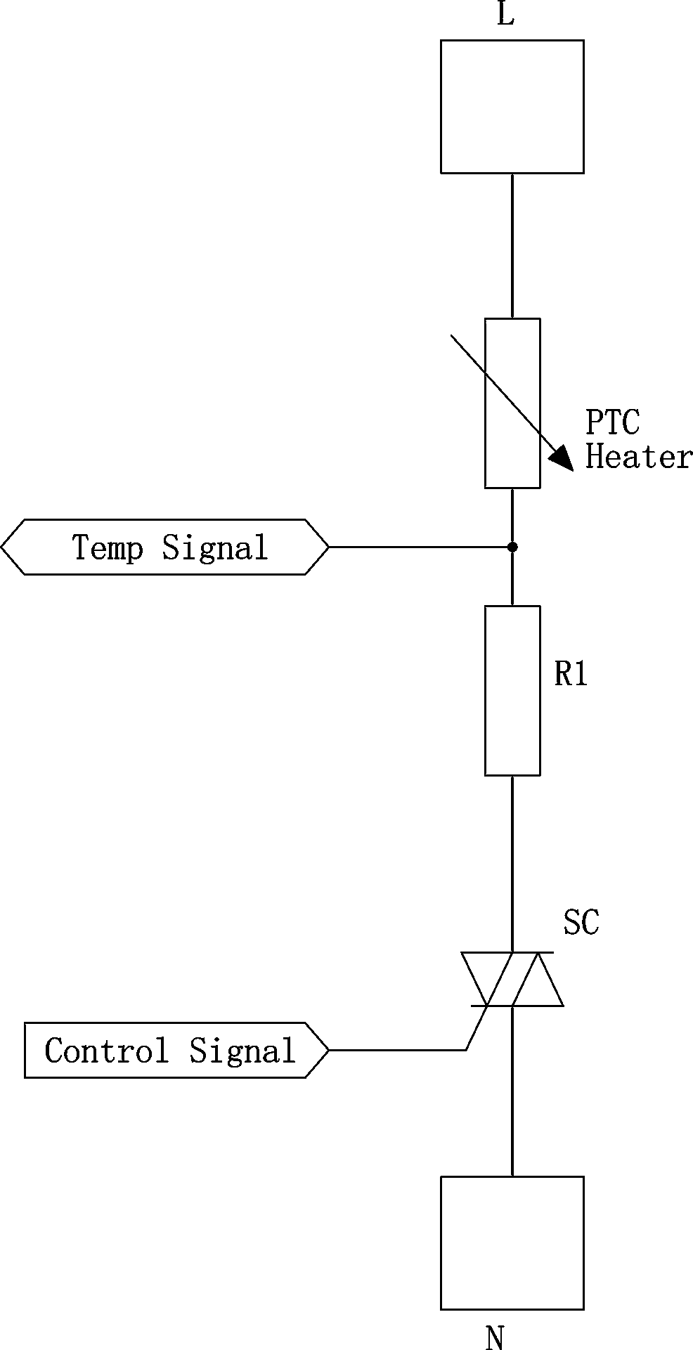 Dry burning judgment method applied to PTC heating equipment