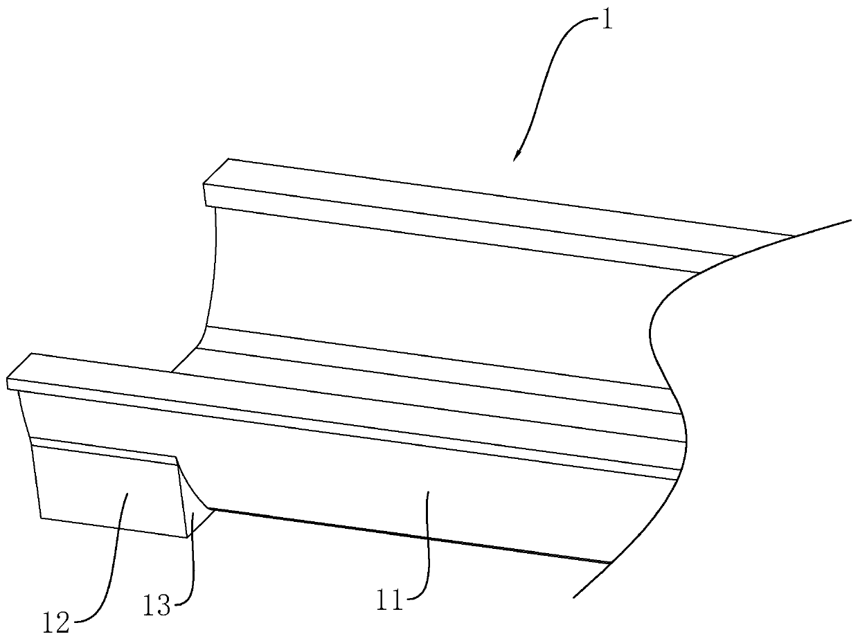 Form plate system of prefabricated U-shaped beam