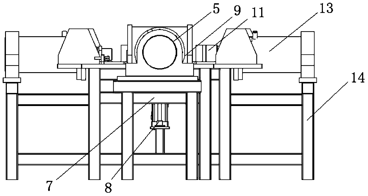 Bending die structure