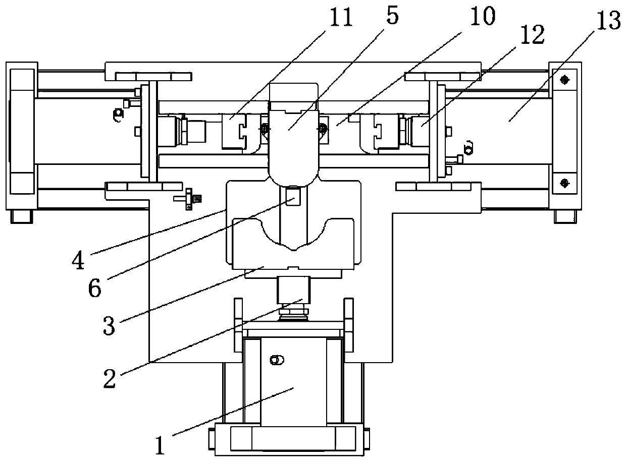 Bending die structure