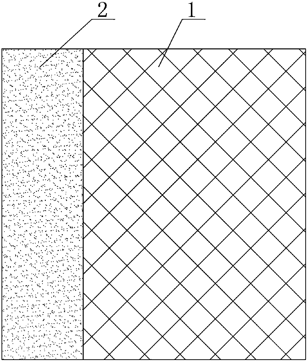 High-temperature-resistant furnace wall composite lining with high thermal radiation performance and strong heat insulating performance