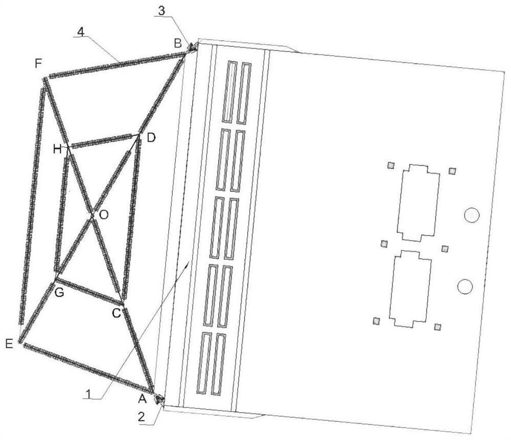 Hydropower station floating trash discharge device