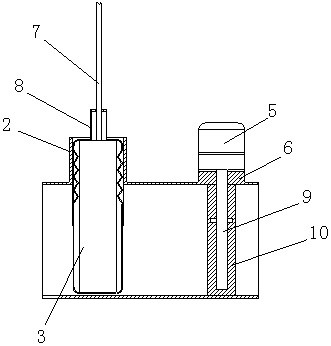 Special blow-down valve for sewage treatment sedimentation tank