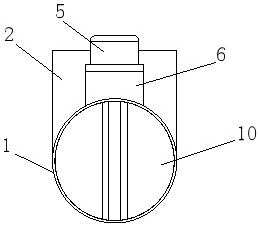 Special blow-down valve for sewage treatment sedimentation tank