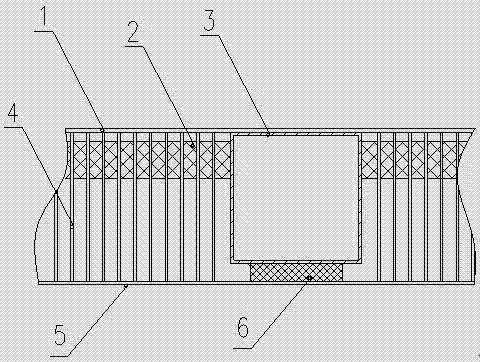 Honeycomb sandwich panel and making method thereof