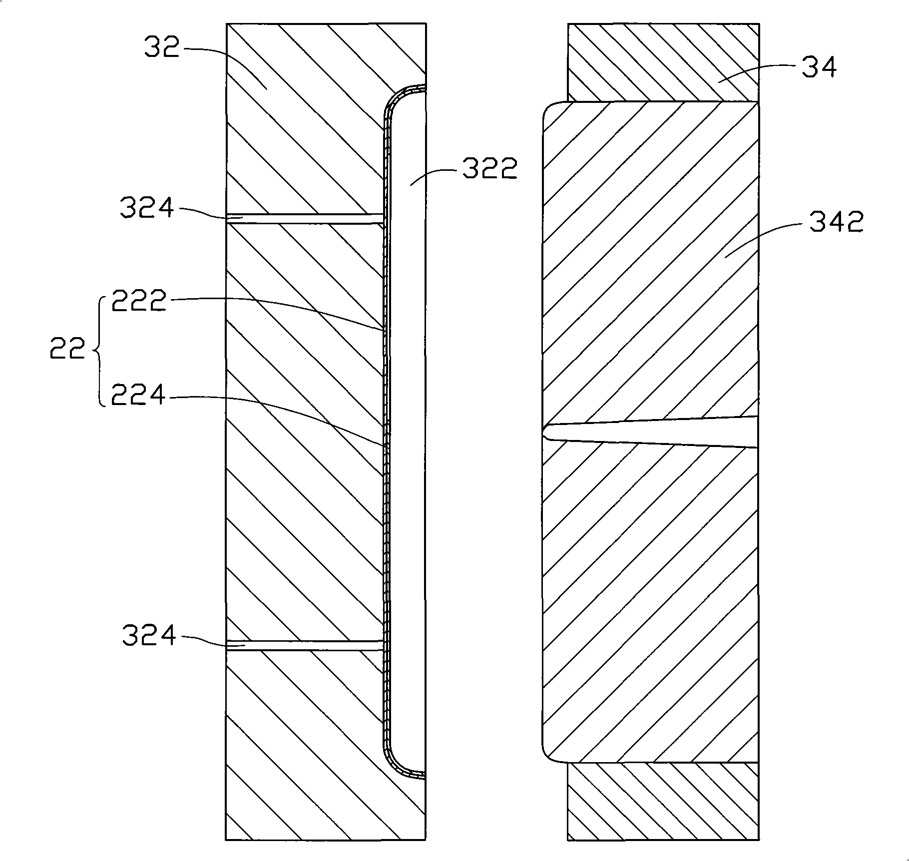 Casing of electronic apparatus and manufacturing method thereof