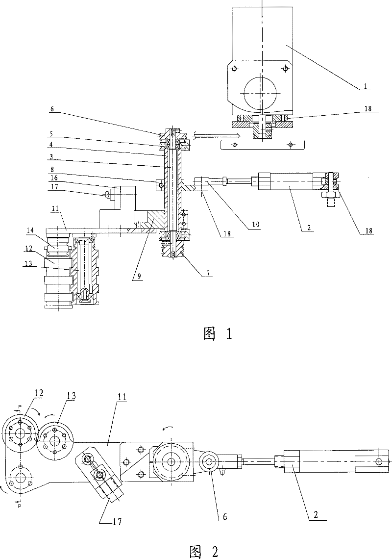 Double-wheel milling-knife combination device for automatic cutting machine