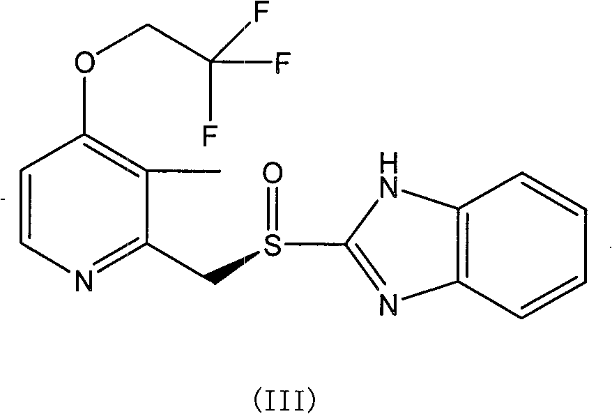 Preparation method of (R)-2-[[[3[methyl-4-nitro-2-pyridyl]methyl]sulfinyl]benzimidazole