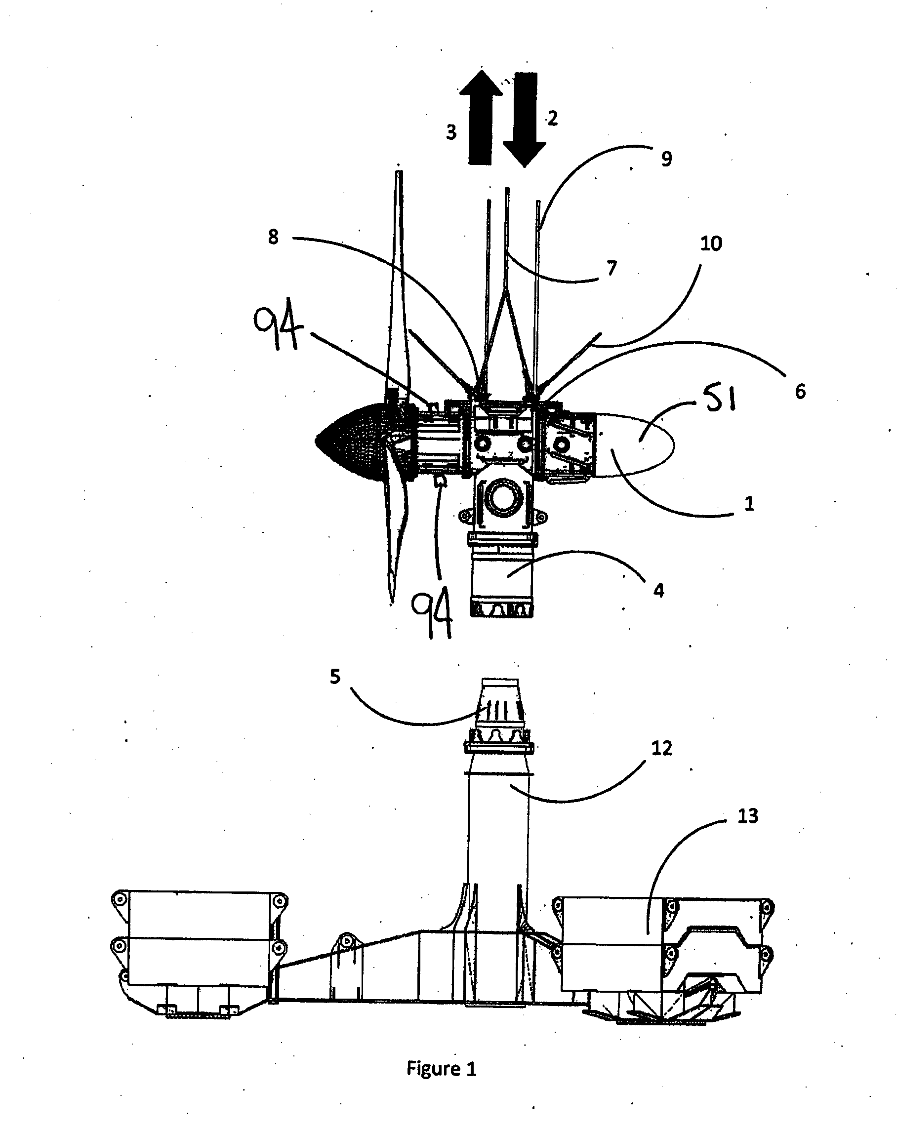 Deployment apparatus and method of deploying an underwater power generator