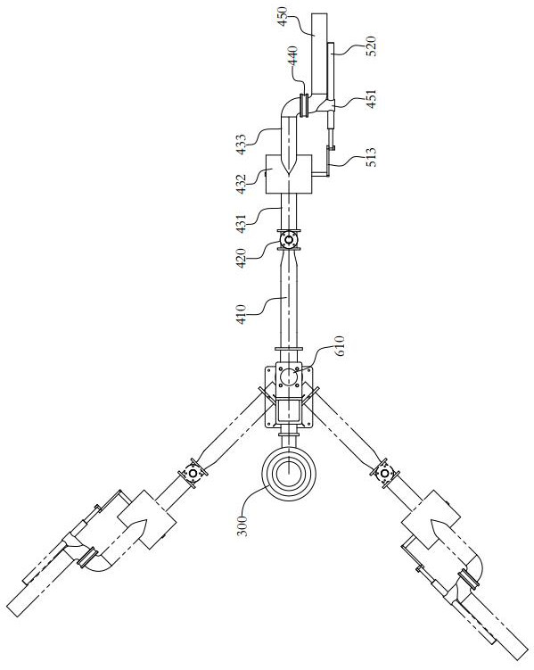 Hydraulic swing type jet flushing device