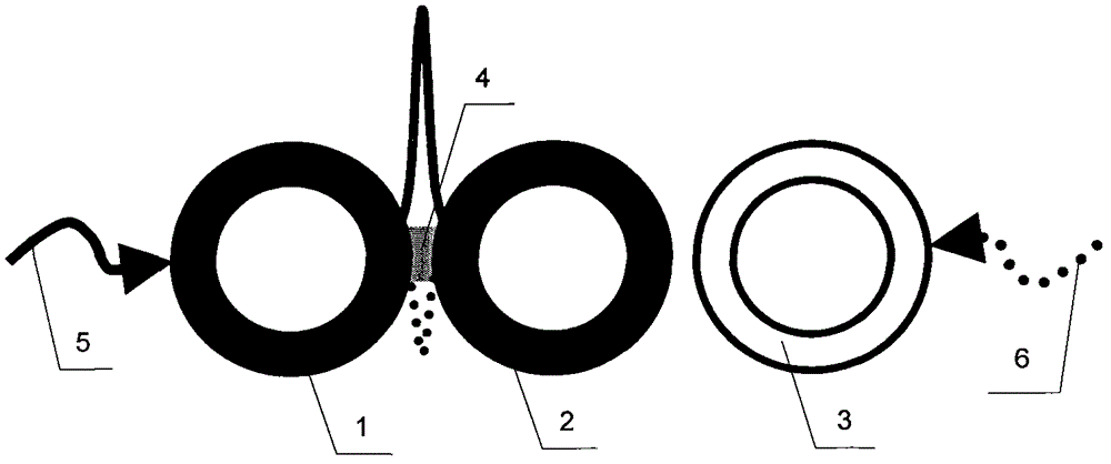 Sub-wavelength electromagnetic diode