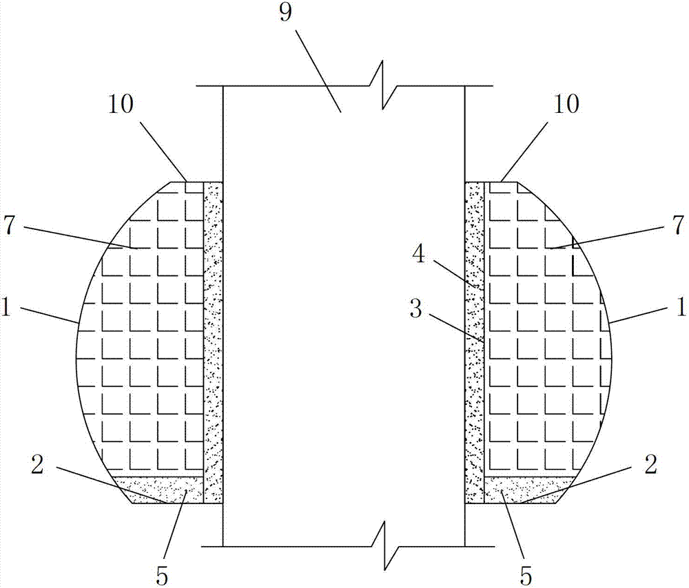 Built-in air bag type anti-collision device