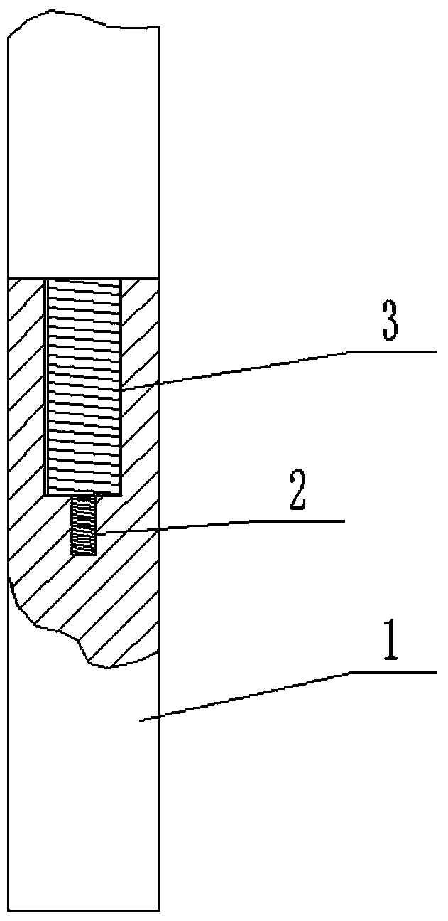 Connecting and fastening type petroleum drill rod