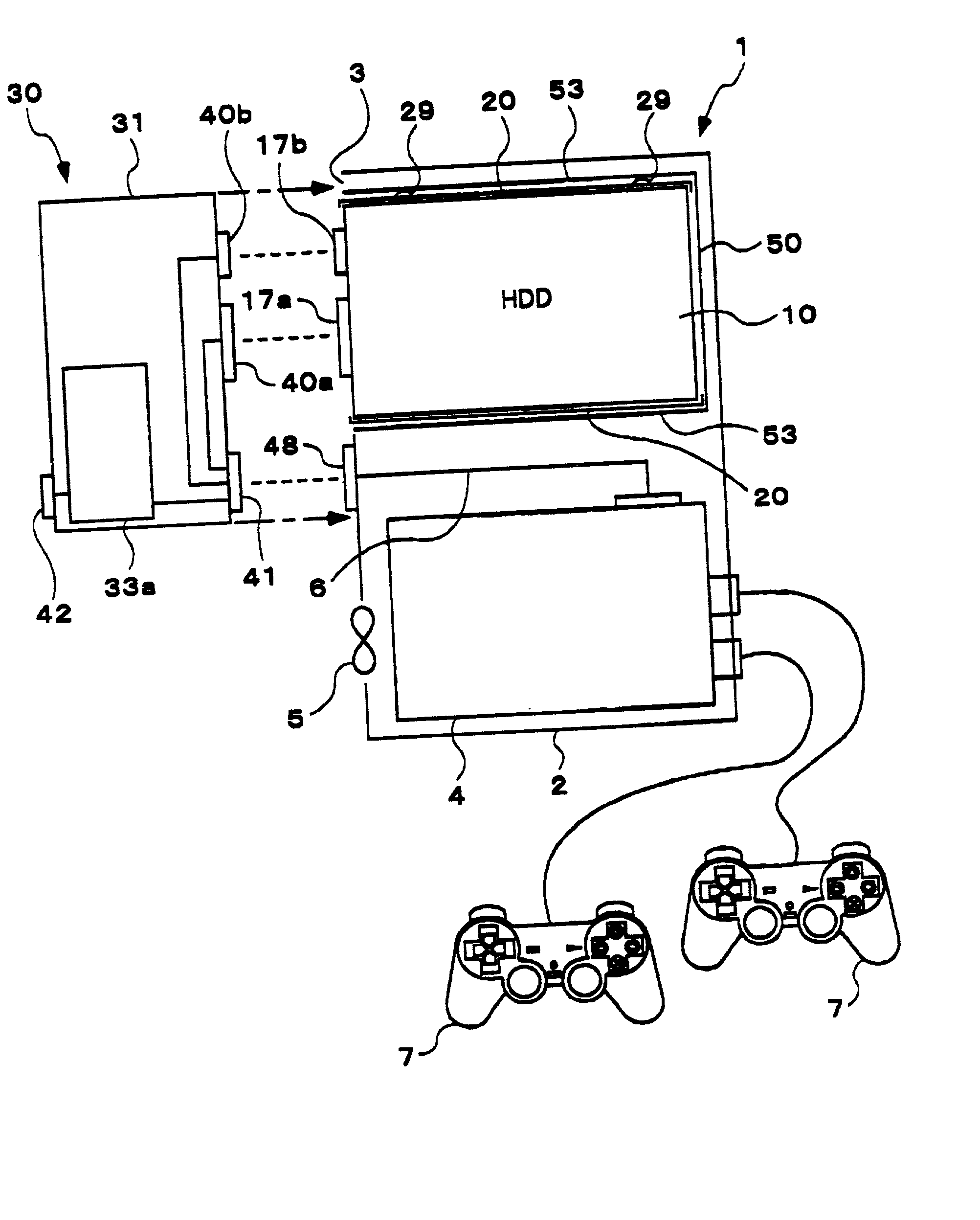 External storage device unit, and information processor having the same