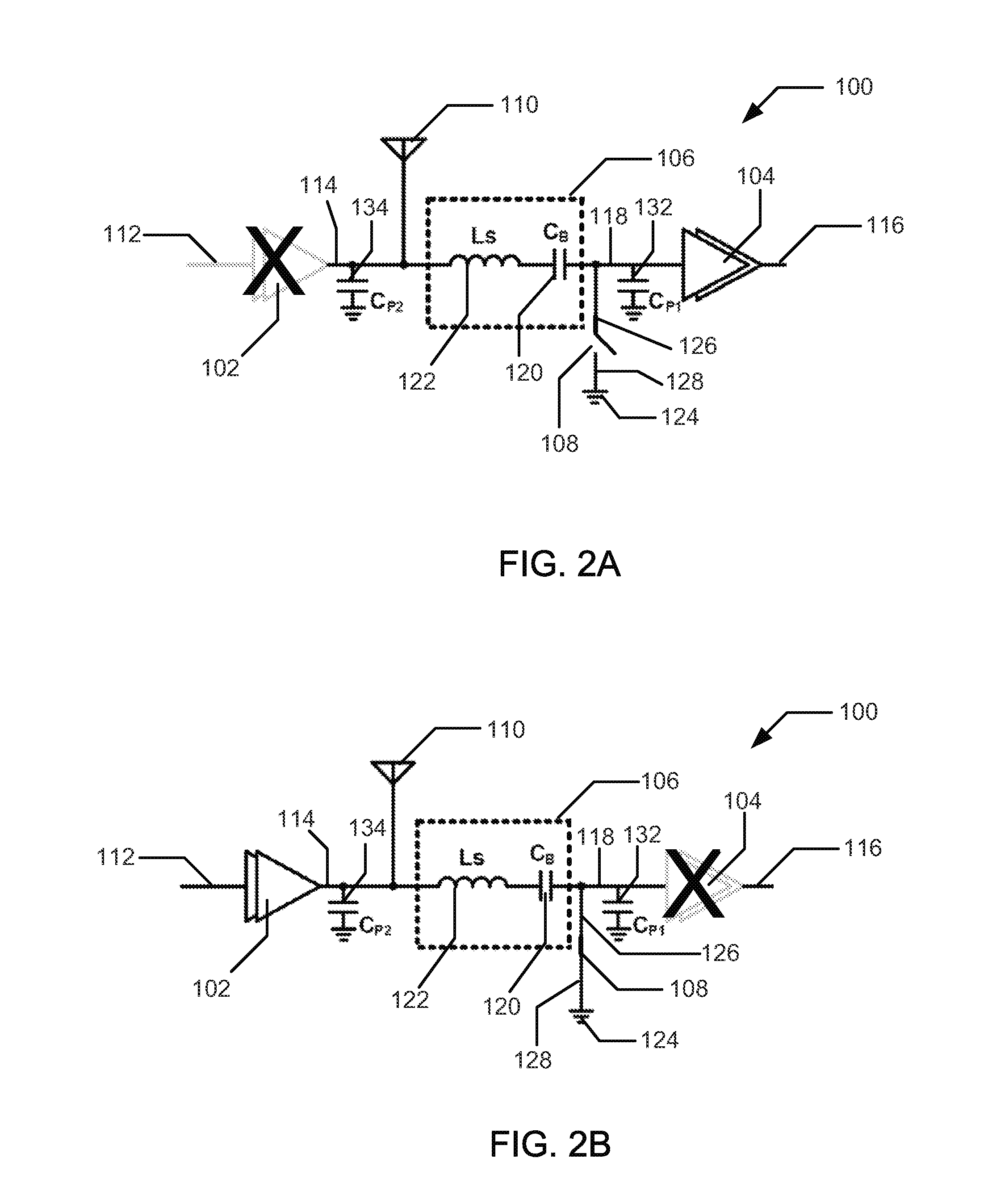 Transceiver with an integrated rx/tx configurable passive network