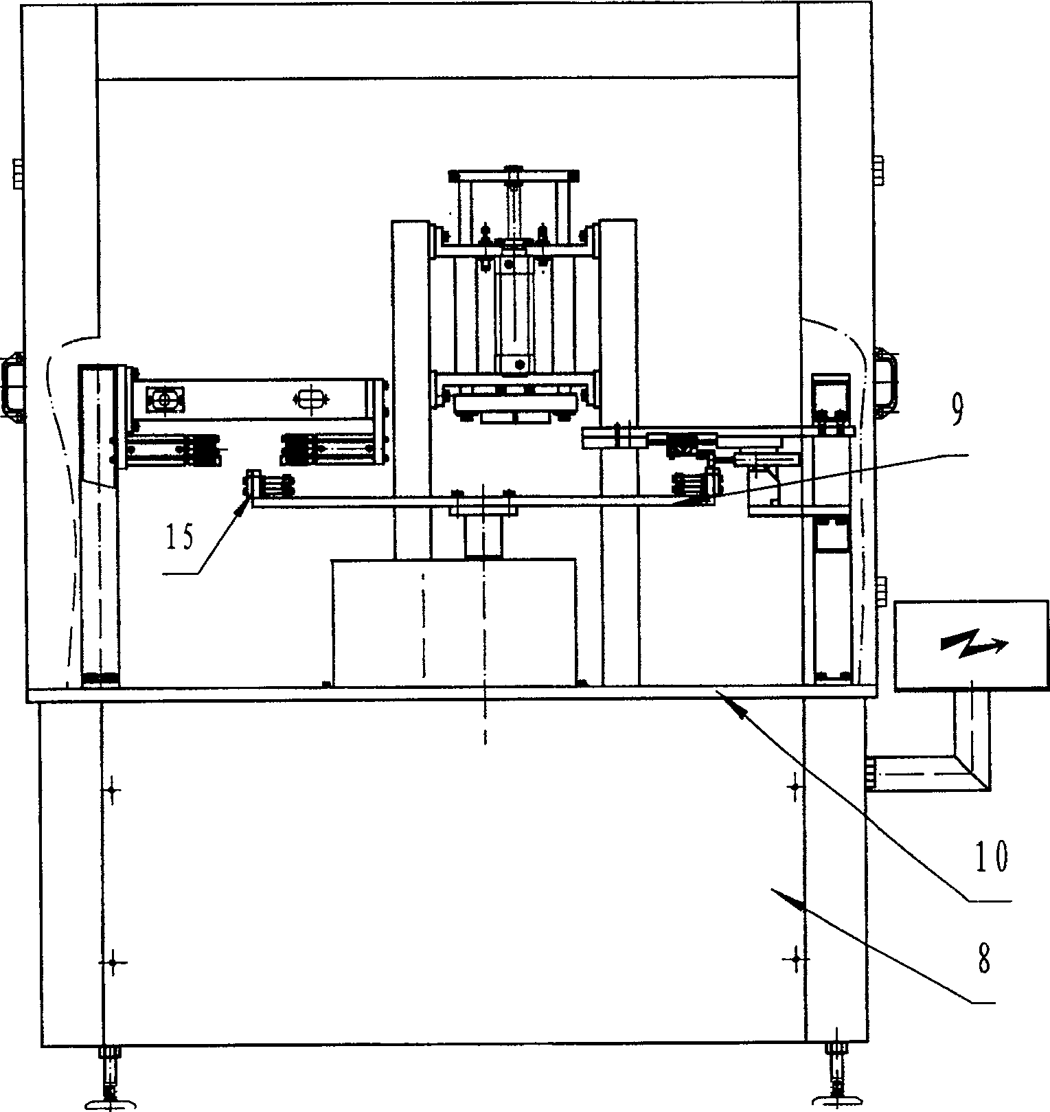 Intermittent rotary non-PVC large infusion soft-bag solid drug filling machine