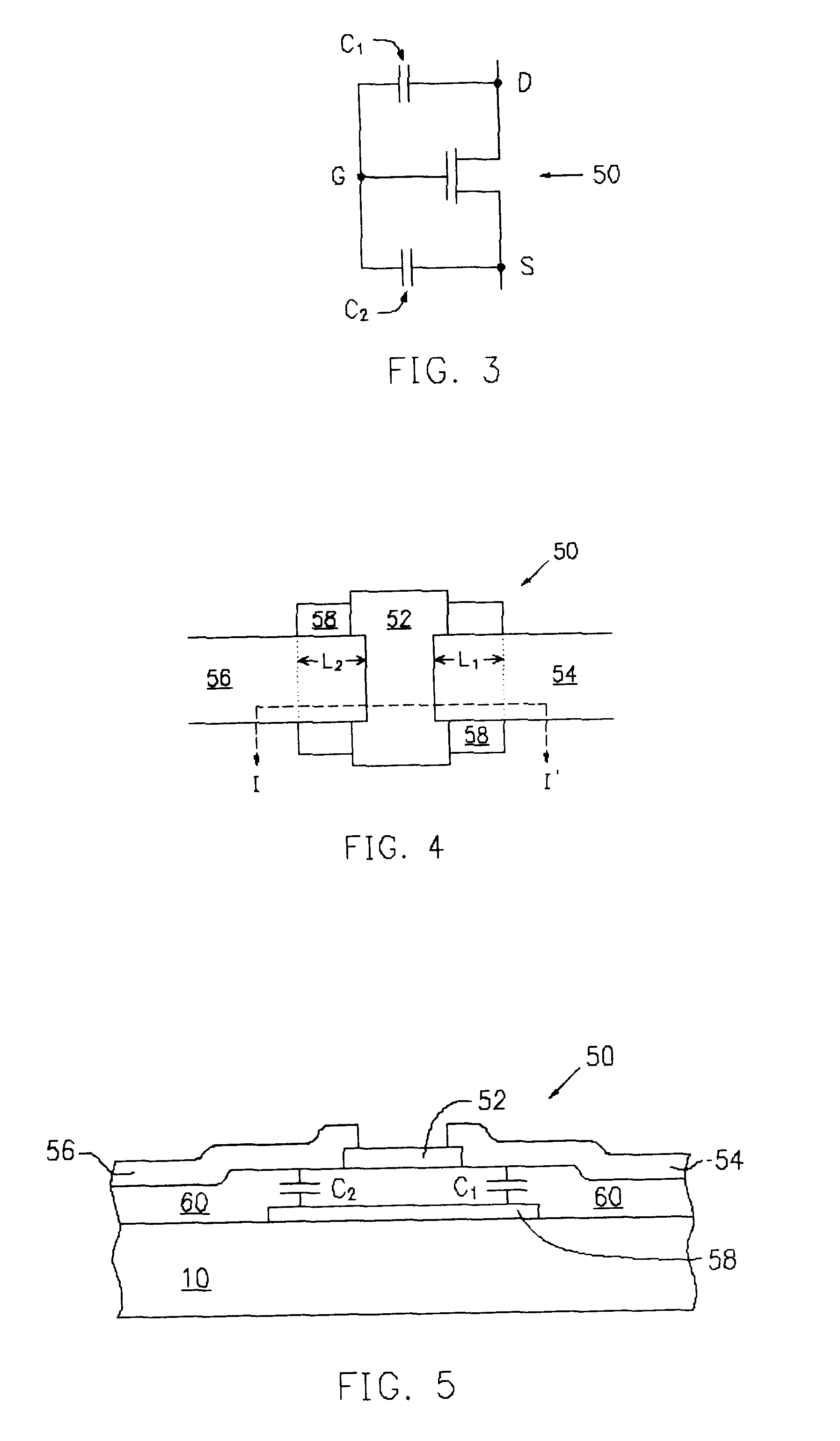 Capacitively coupled field effect transistors for electrostatic discharge protection in flat panel displays
