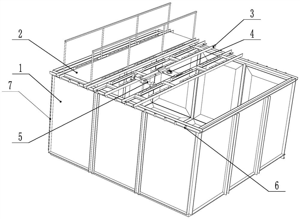 Hydrostatic thrust test platform for underwater propeller