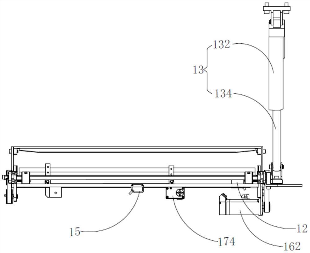 Turnover plate mechanism and material paving equipment