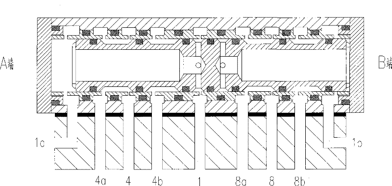 Braking switch valve and method for switching operation state of locomotive by same