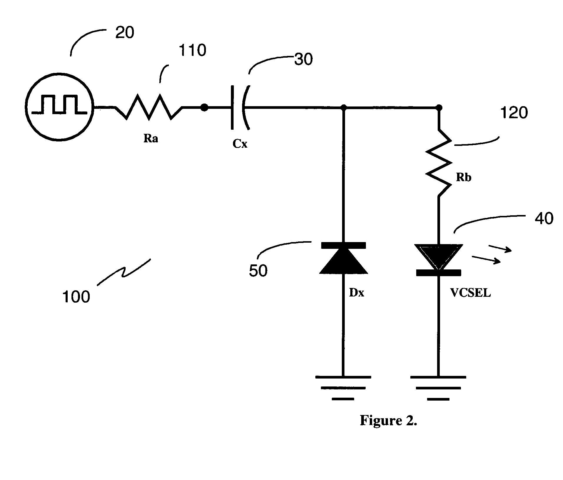 Low power optical interconnect driver circuit