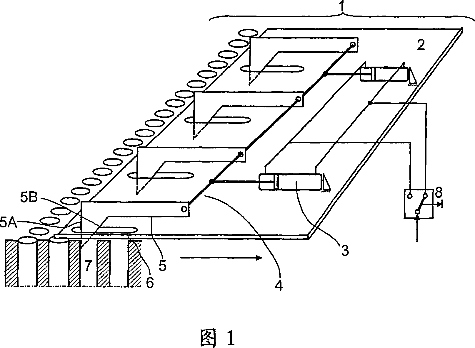 Device for filling tubes, containers and the like with bulk materials