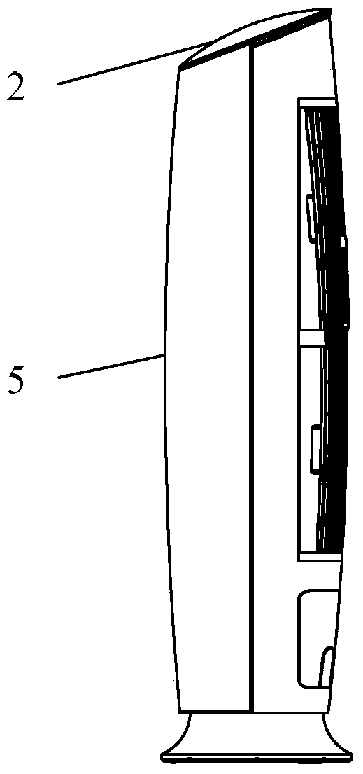 Air outlet structure of air conditioning equipment