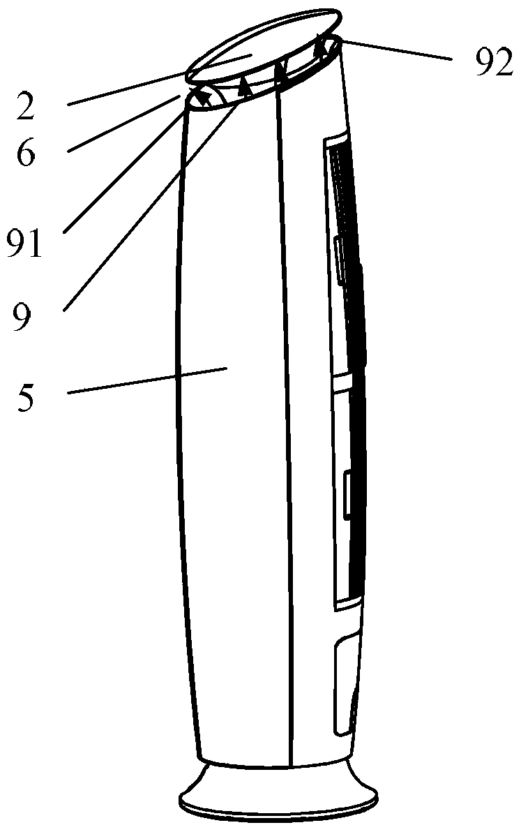 Air outlet structure of air conditioning equipment