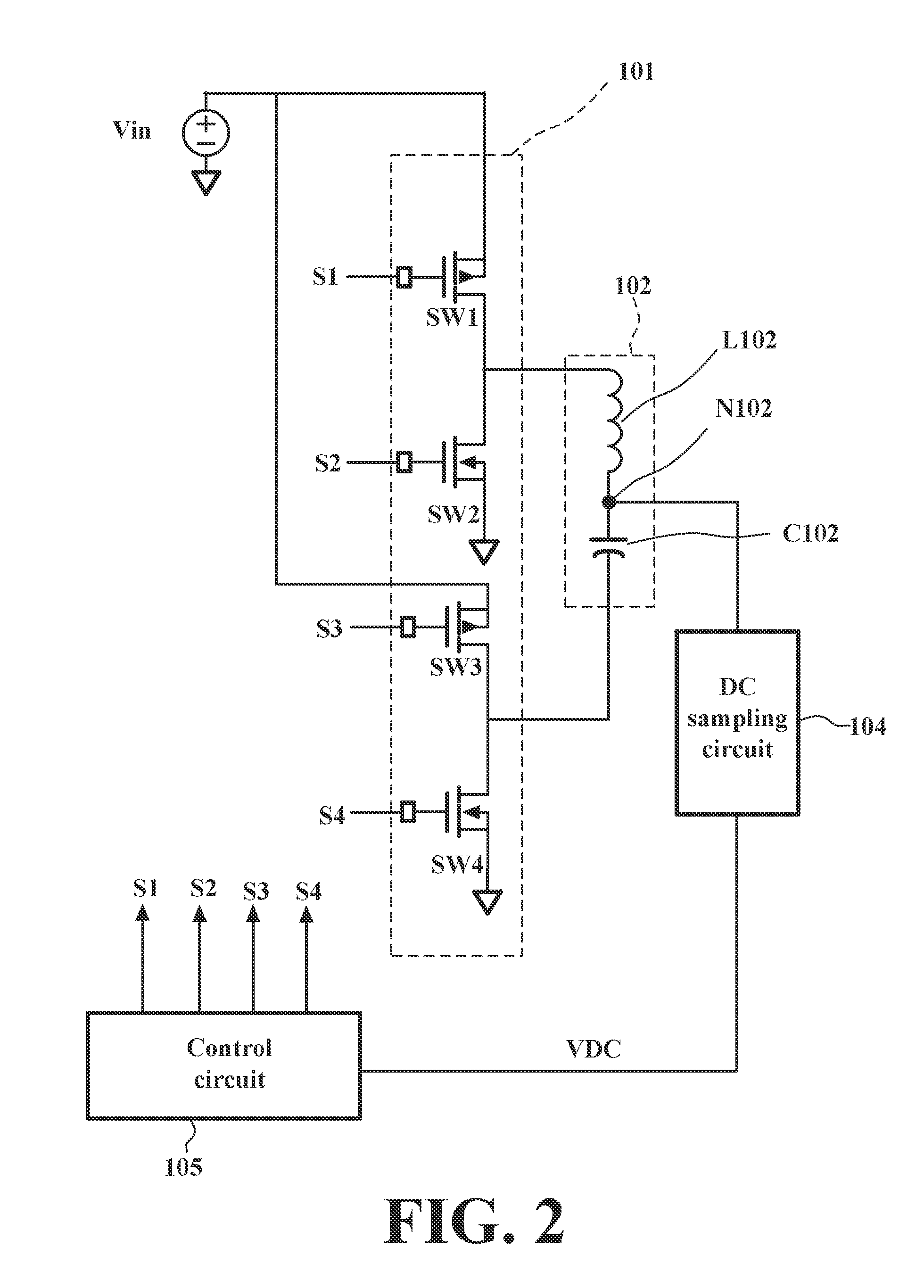 Wireless charging circuit and abnormal state protection circuit thereof