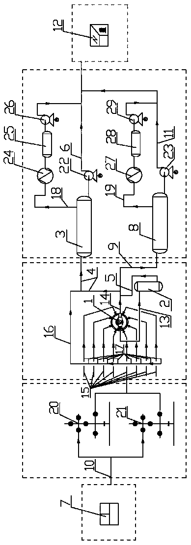 Shallow super heavy oil sagd high temperature sealed gathering and transportation device and its method