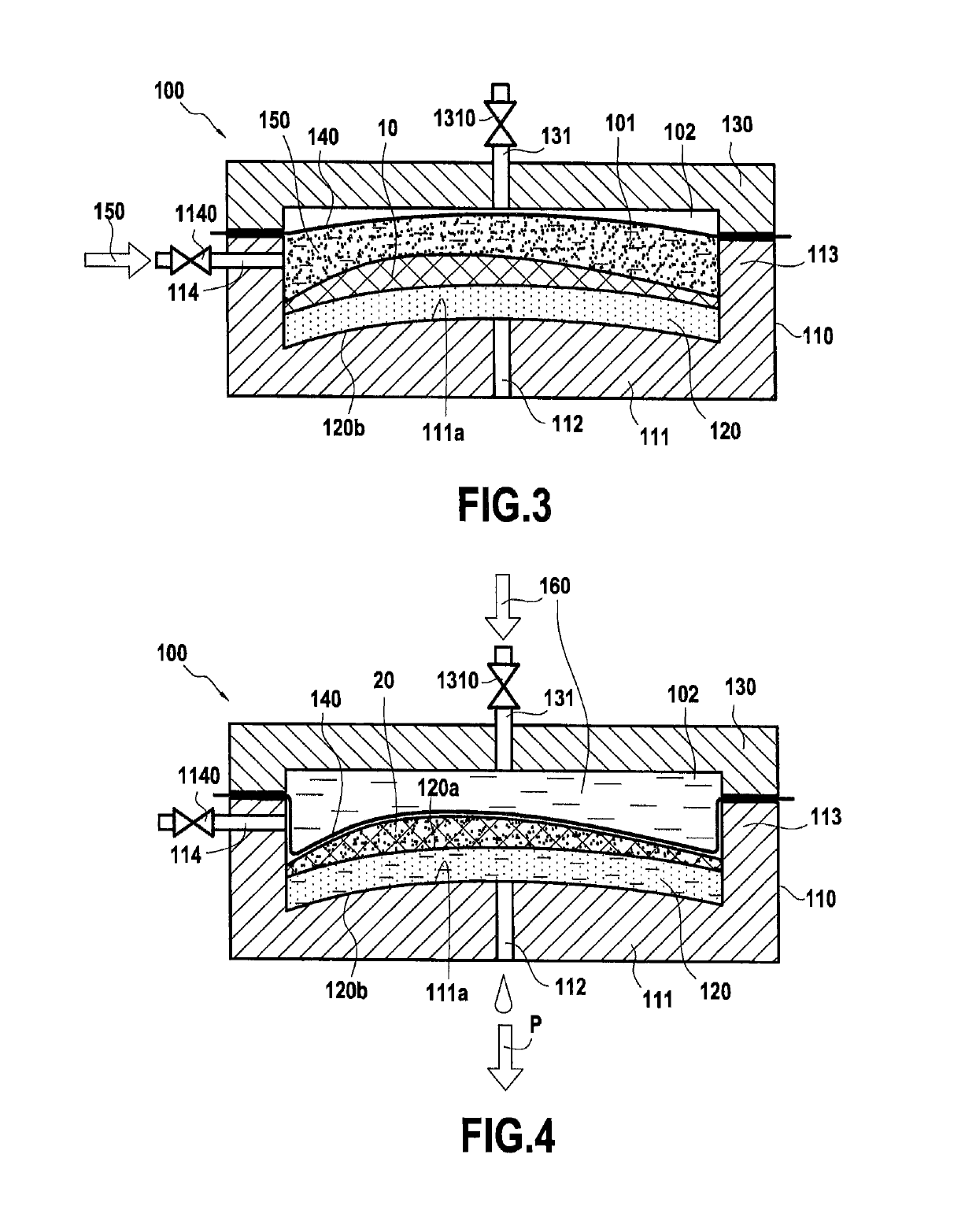 Method for manufacturing a refractory part made of composite material