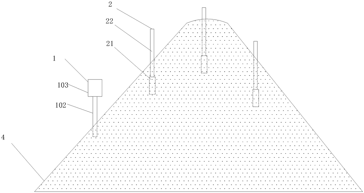 Temperature monitoring system based on radio frequency induction technology