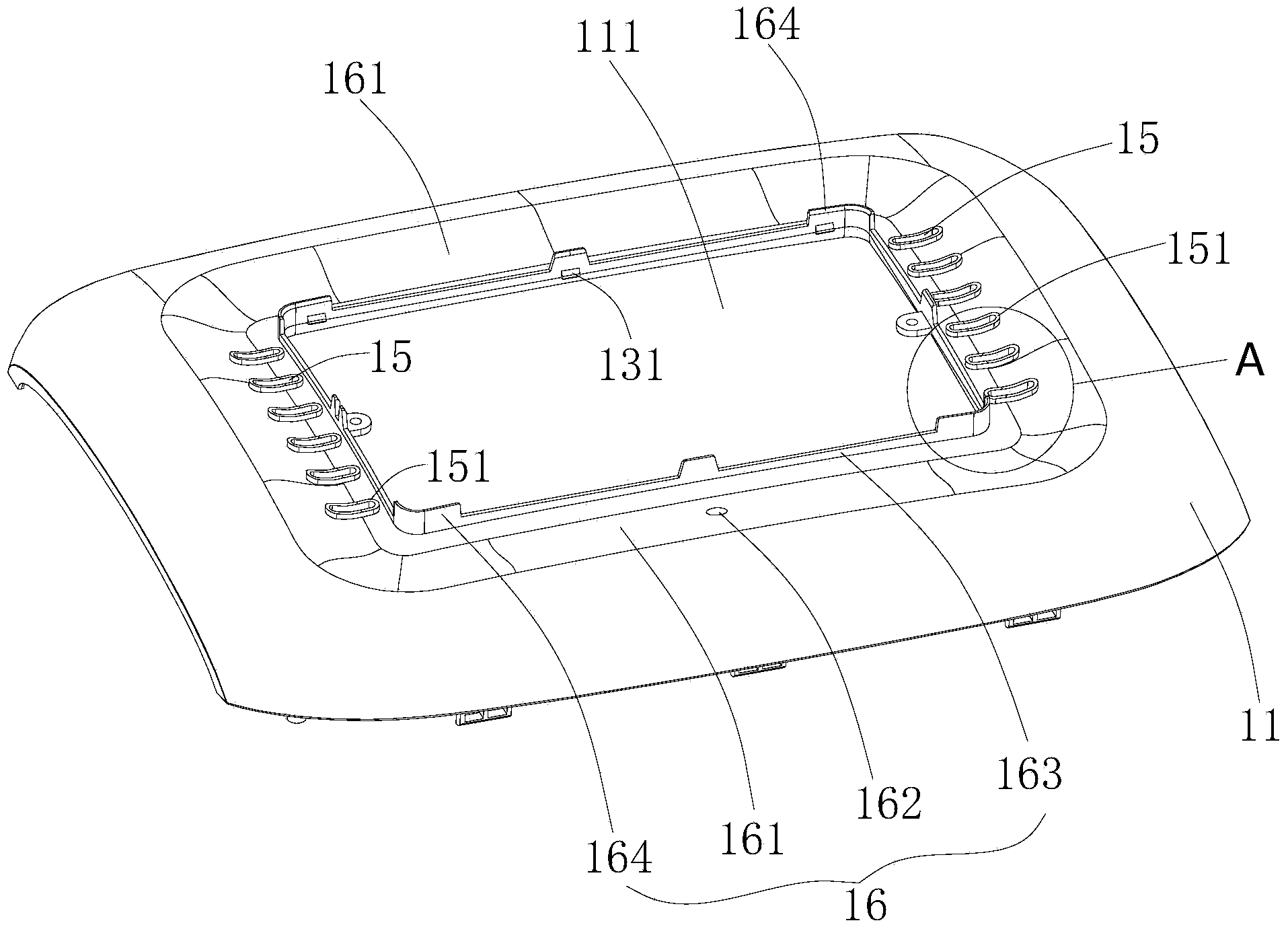 Heat dissipation waterproof structure and set top box thereof