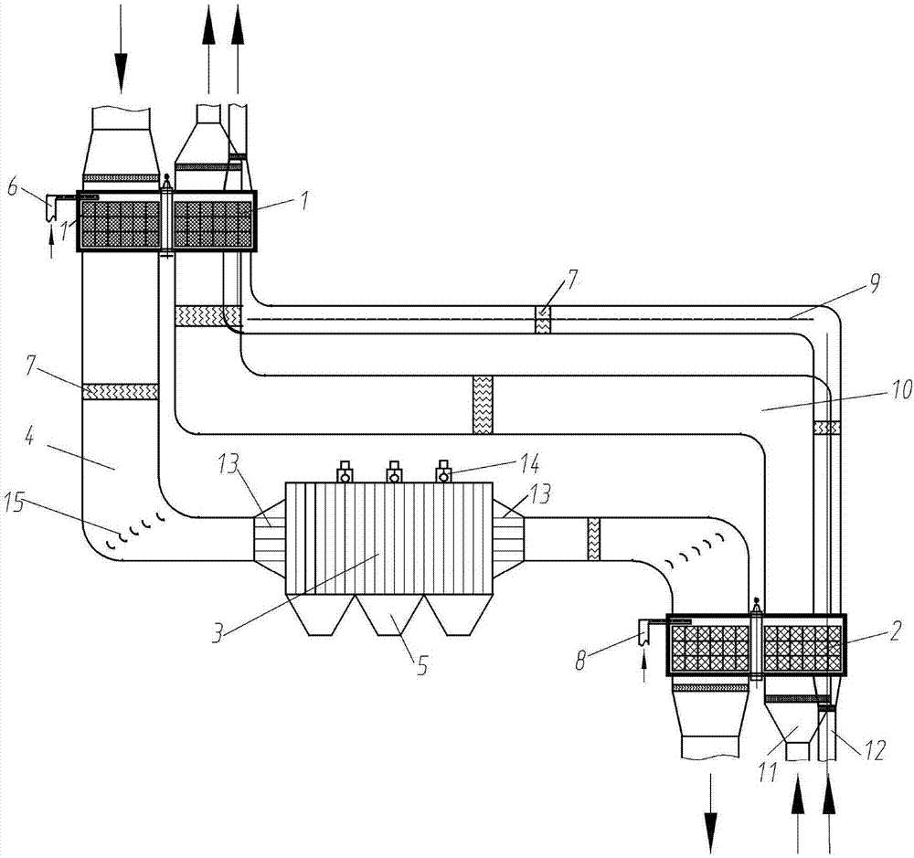 Anti-blocking segmented arrangement system for air pre-heaters
