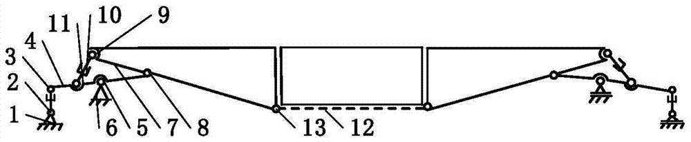 Four-degree-of-freedom multi-layer parallel lifting mechanism of clamp car