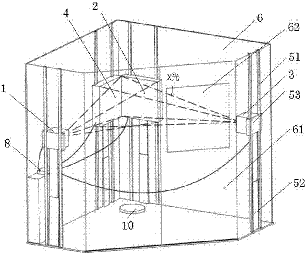 Dual X-ray machine system for dynamic fluoroscopy and static use and its control method