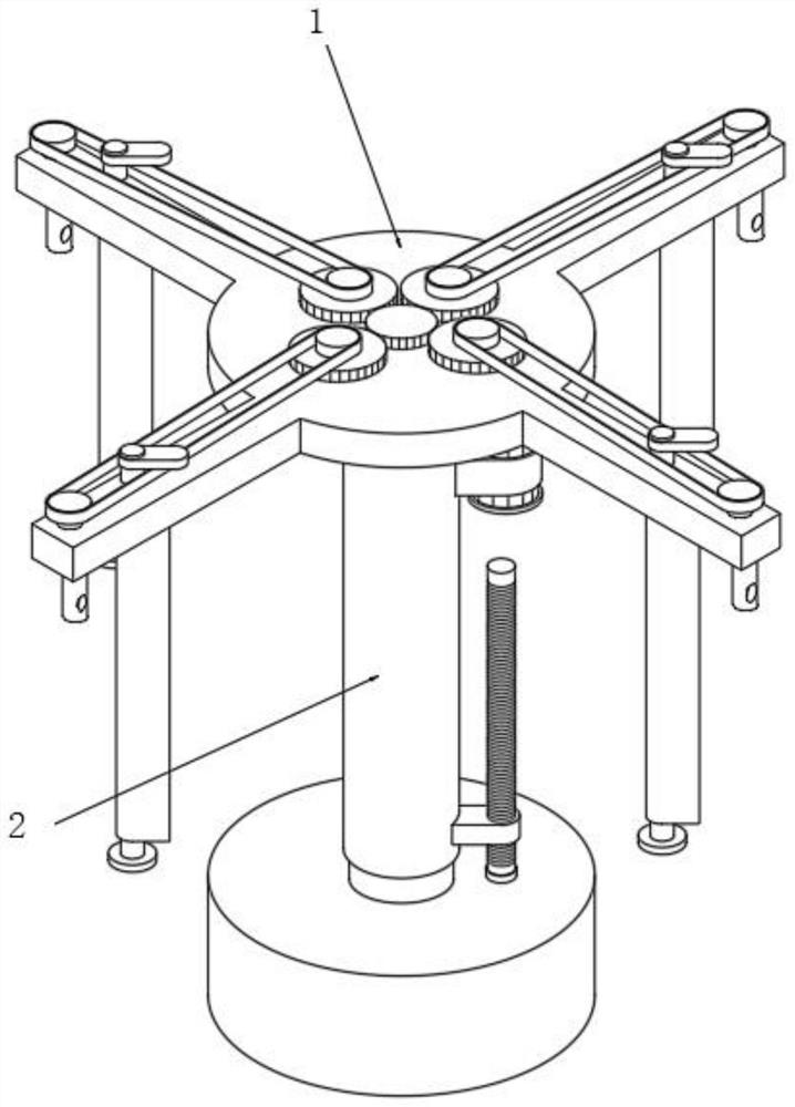 Rotary type three-dimensional showing stand for clothes