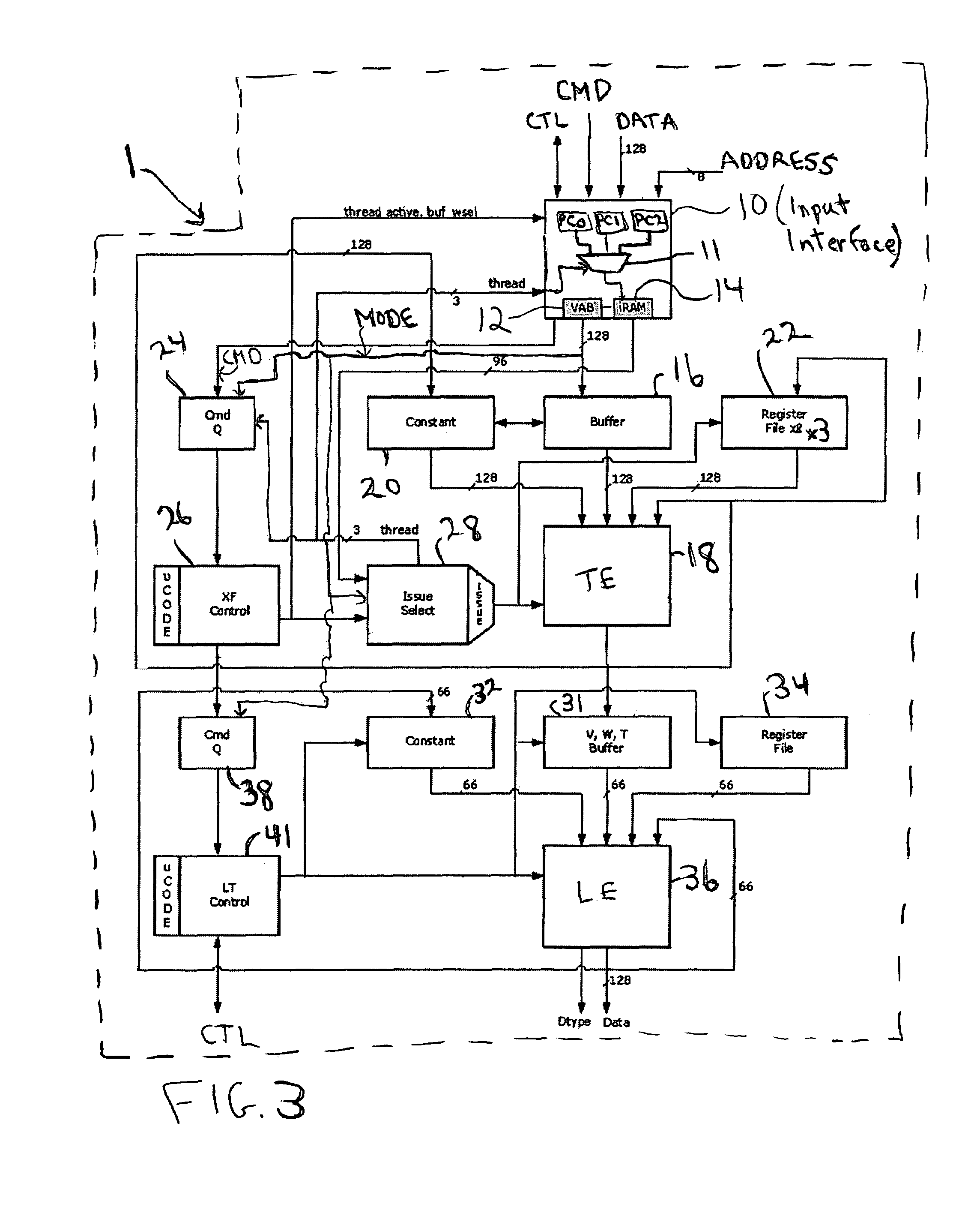 Method and system for programmable pipelined graphics processing with branching instructions