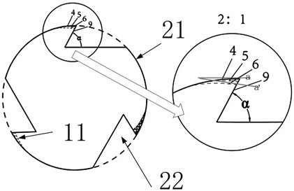 A picking spindle for a cotton picker with profiling hook teeth