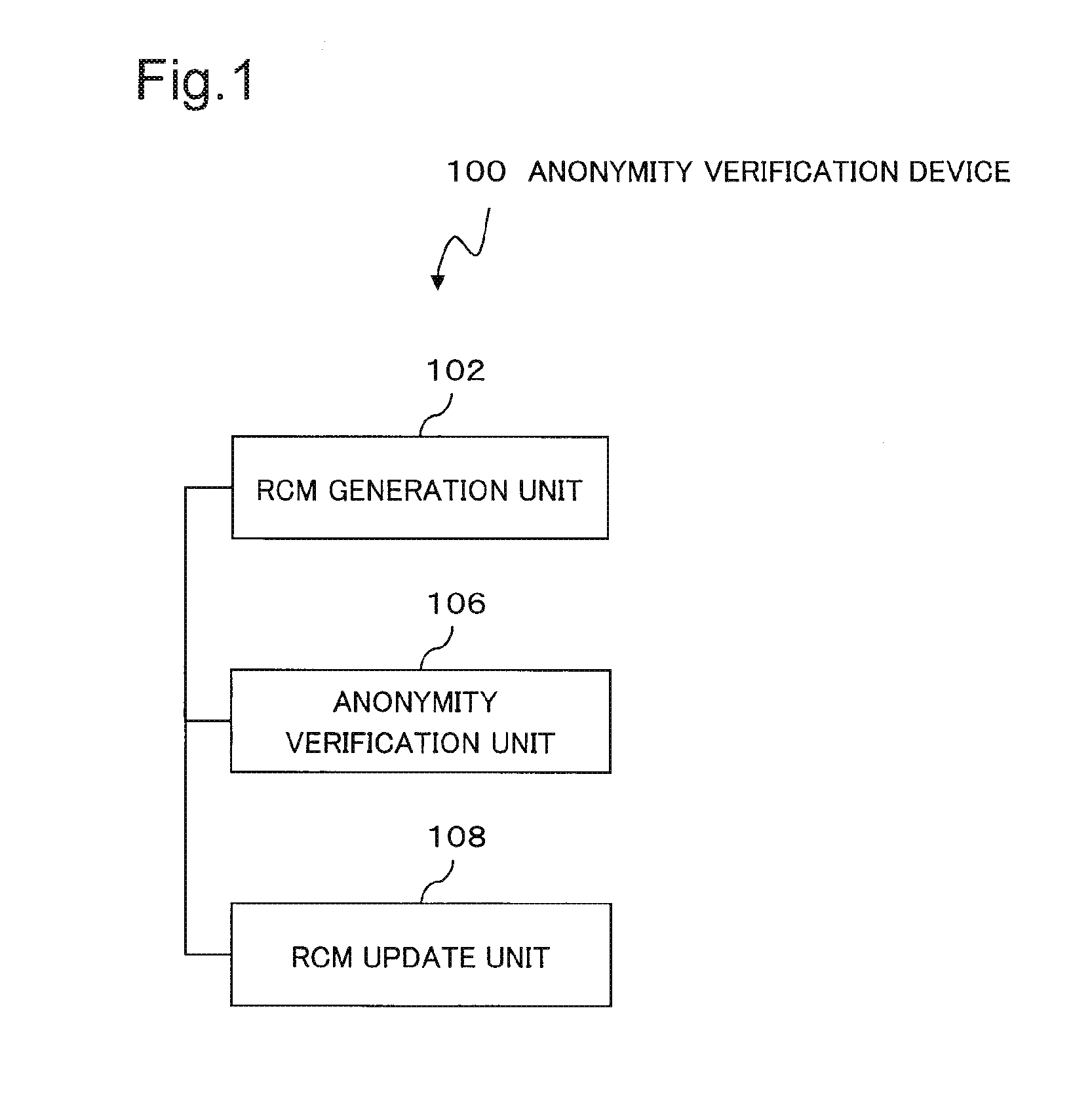 Information processing device, method for verifying anonymity and medium