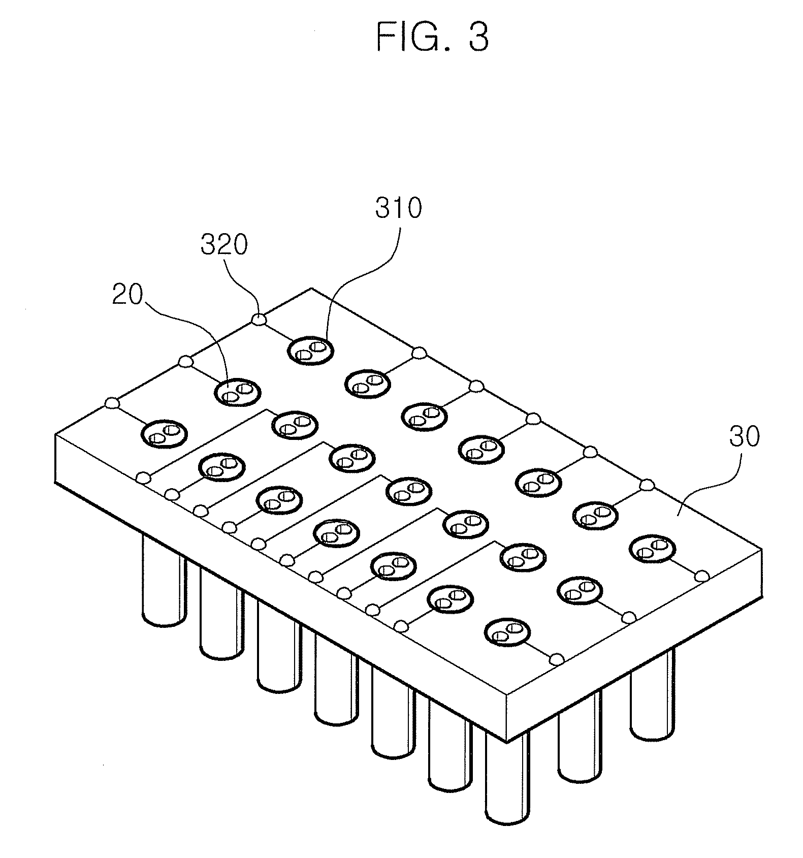 Electrode for stimulating cranial nerves and substrate comprising the same