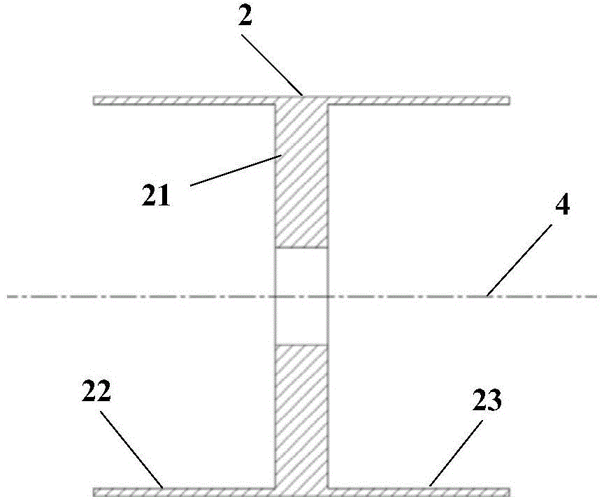 Induction rotor structure for high-power and high-rotating speed electromagnetic eddy current dynamometer