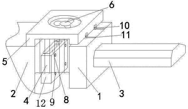 Rolling wheel type waste gas protection and collection system for injection molding machine