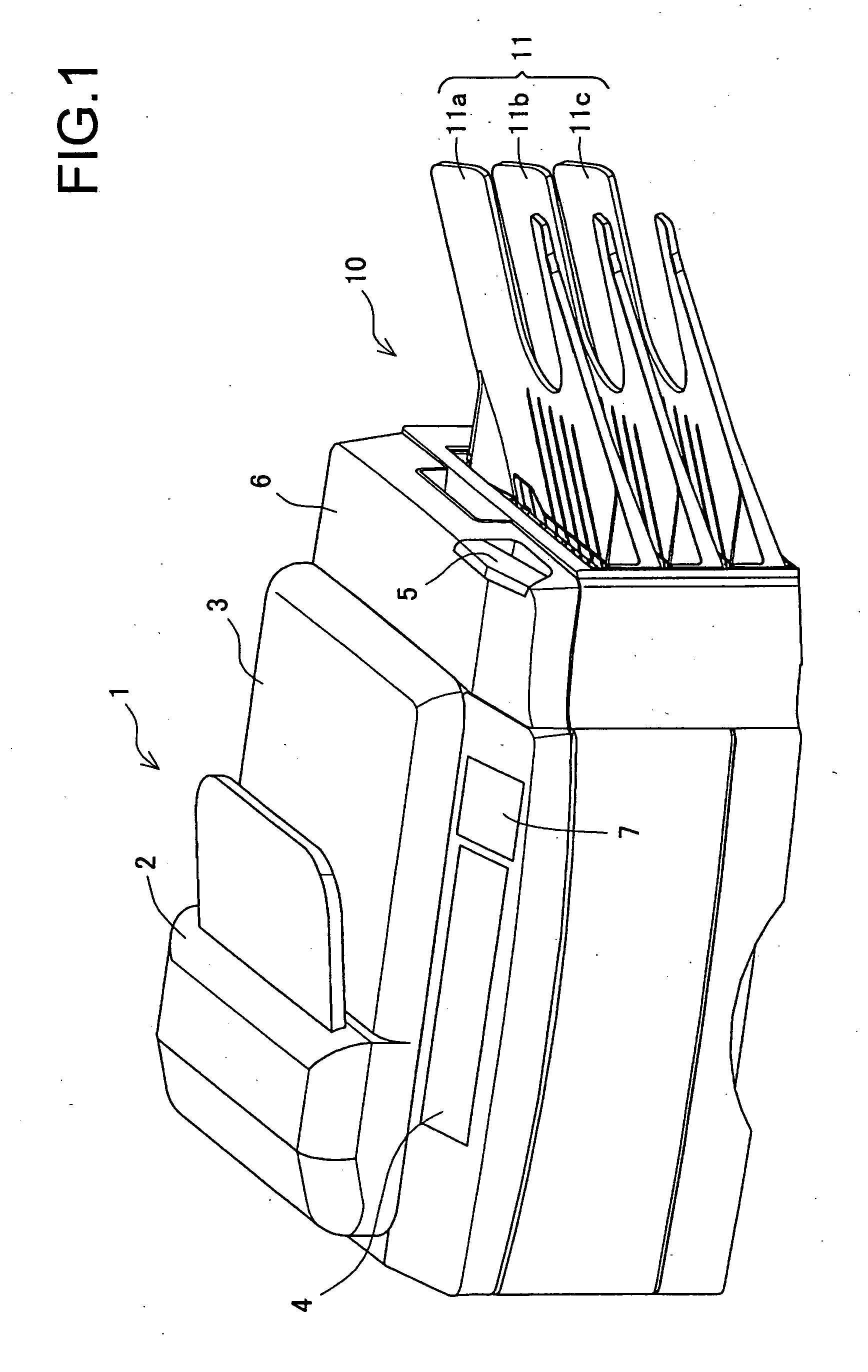 Sheet discharge tray and a multiple bin sorter equipped with the same