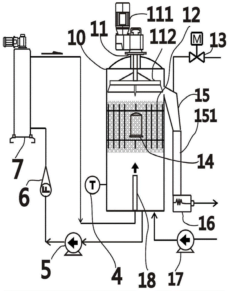 A high-concentration liquid ice concentration, uniformity, storage and delivery tank device